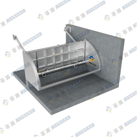 液動旋轉堰門在城市交替運行的渠道排水工程中的應用